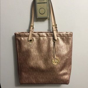 Rose Gold MK Tote